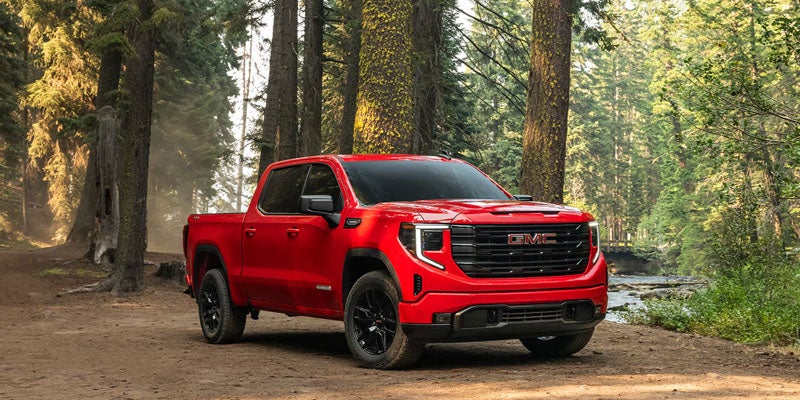 GMC Sierra 1500 truck off-road forest