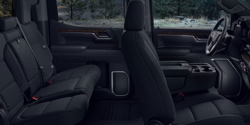 GMC Sierra 1500 spacious rear seat interior